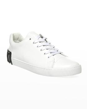 推荐Men's Logo Leather Low-Top Sneakers商品