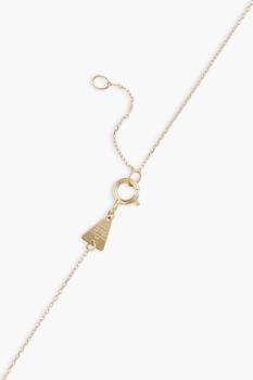 商品Adina Reyter | 14-karat gold diamond necklace,商家THE OUTNET US,价格¥3027图片