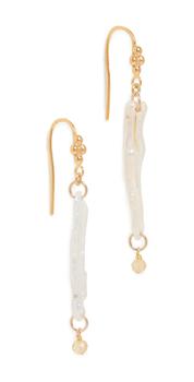 Chan Luu, Chan Luu | Chan Luu White Biwa Pearl And Citrine Earrings商品图片 