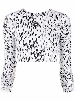 男士adidas卫衣, Adidas | ADIDAS BY STELLA MCCARTNEY - Recycled Polyester Crop Sweatshirt商品图片 5.8折