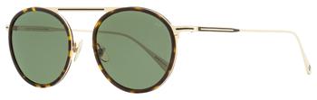 推荐John Varvatos Men's Roseland Sunglasses V528 TOR Gold/Tortoise 52mm商品