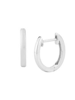 商品Nephora | 14K White Gold Huggie Hoop Earrings,商家Saks OFF 5TH,价格¥2533图片
