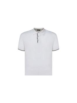 推荐Moorer Men's  White Other Materials Polo Shirt商品