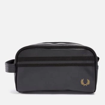 Fred Perry | Fred Perry Faux Leather and Canvas Wash Bag 额外6.5折, 额外六五折