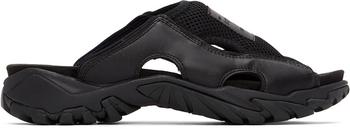 Alexander McQueen | Black Slide Sandals商品图片,独家减免邮费