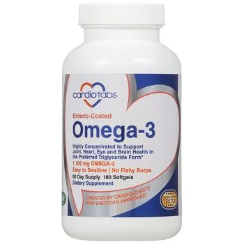 Cardiotabs | Omega-3 Enteric Coated Lemon,商家Walgreens,价格¥255