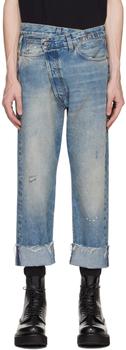 商品R13 | Blue Crossover Jeans,商家SSENSE,价格¥3030图片