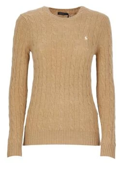 Ralph Lauren | Polo Ralph Lauren Pony Embroidered Cable-Knit Jumper,商家Cettire,价格¥1232