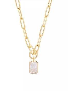 brook & york | Mackenzie 14K-Yellow-Gold Vermeil & Birthstone Pendant Necklace,商家Saks Fifth Avenue,价格¥663