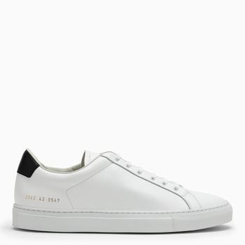 推荐White low top sneakers with gold print商品