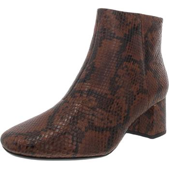 clarks女鞋价格, Clarks | Clarks Womens Sheer Flora 2 Leather Snake Print Ankle Boots商品图片 1.6折