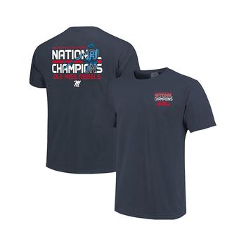 商品Image One | Men's Navy Ole Miss Rebels 2022 NCAA Men's Baseball College World Series Champions Batter T-shirt,商家Macy's,价格¥231图片