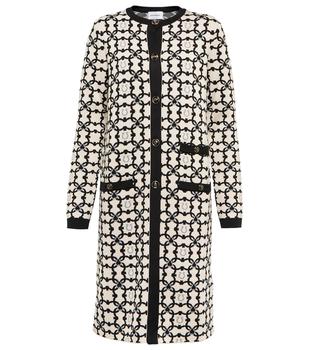 gancini, Salvatore Ferragamo | Gancini Galore提花羊毛大衣商品图片 