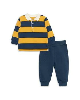 Little Me | Boys' Rugby Long Sleeved Polo & Pants Set - Baby 满$100减$25, 满减