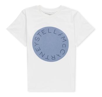 商品Stella McCartney Kids Logo Printed Crewneck T-Shirt图片