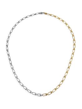 商品Reine Two-Tone 18K Gold Chain Necklace图片