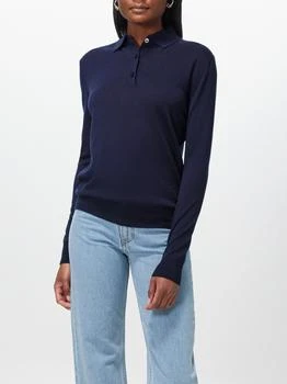 推荐The Rebecca cashmere polo sweater商品