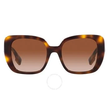 Burberry | Helena Brown Gradient Square Ladies Sunglasses BE4371 331613 52 4.2折, 满$200减$10, 满减