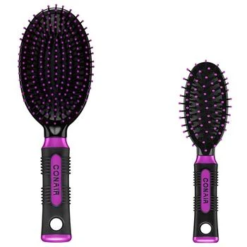 Conair | Professional Cushion Hairbrush, 2pc Multi-Size Set,商家Walgreens,价格¥44