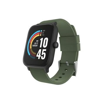24/7 EVO | Unisex Olive Silicone Strap Smartwatch 37.5mm,商家Macy's,价格¥225