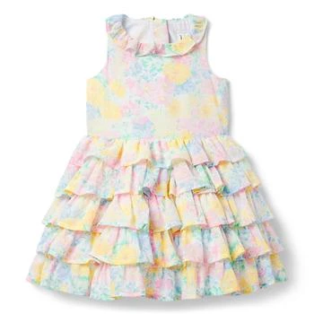Janie and Jack | Tiered Floral Dress (Toddler/Little Kids/Big Kids),商家Zappos,价格¥589