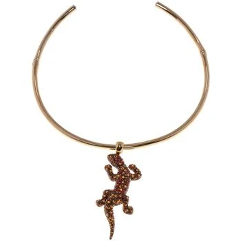 推荐Swarovski Women's Necklace - Lizard Rainbow Crystals Union Island Ghecko | 5546231商品