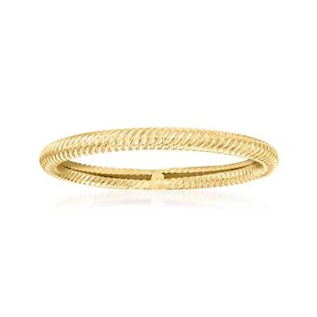 Ross-Simons | Ross-Simons 18kt Yellow Gold Twisted Ring,商家Premium Outlets,价格¥861
