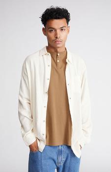 PacSun | Classic Textured Long Sleeve Shirt商品图片,