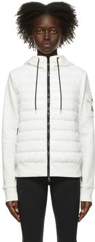 moncler羽绒服女怎么样, Moncler | White Down Hooded Jacket商品图片 