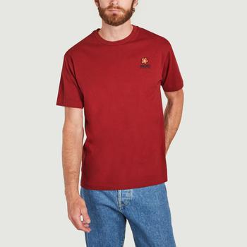 kenzo polo真假, Kenzo | Boke Flower Crest cotton T-shirt BORDEAUX Kenzo商品图片 额外8折, 额外八折