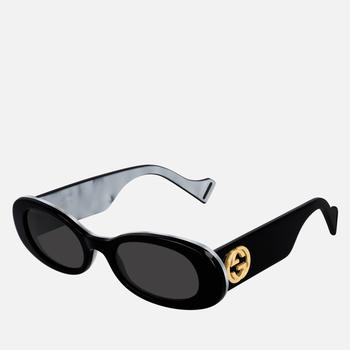 推荐Gucci Fluo Rounded Acetate Sunglasses商品