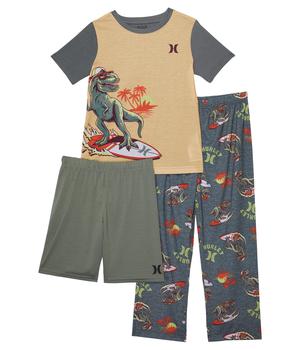 推荐Pajama Top, Shorts and Pants Three-Piece Set (Little Kids/Big Kids)商品