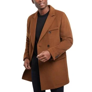 Michael Kors | Men's Lunel Wool Blend Double-Breasted Overcoat 2.4折