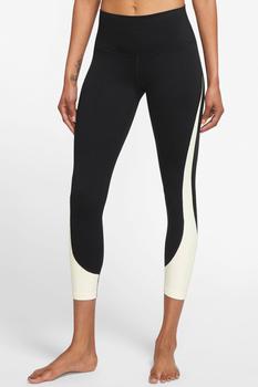 nike court瑜伽, NIKE | Yoga Dri-FIT 7/8 Leggings - Black/Sail/Grey商品图片 8.5折