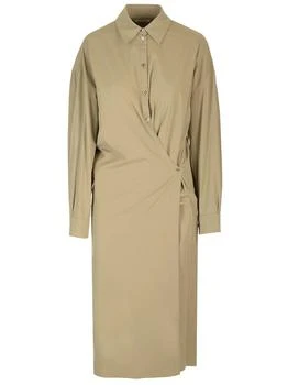 Lemaire | Lemaire Twisted Long Sleeved Midi Shirt Dress 5.7折, 独家减免邮费