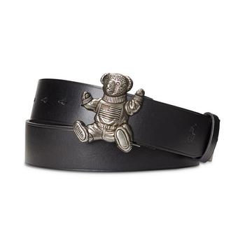 ralph lauren bear直邮, Ralph Lauren | Men's Polo Bear Leather Belt商品图片 