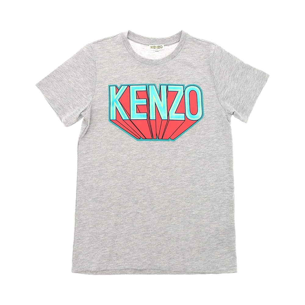 推荐KENZO 男童灰色棉质T恤 KP10638-25商品