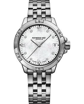 雷蒙威是什么牌子, Raymond Weil | Raymond Weil Tango Mother of Pearl Diamond Dial Stainless Steel Women's Watch 5960-ST-00995商品图片 6.9折