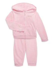 product Little Girl's 2-Piece Velour Hoodie & Joggers Set image
