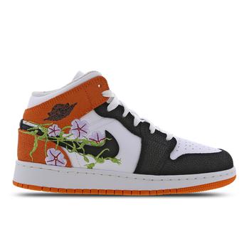 Jordan | Jordan 1 Mid - Grade School Shoes商品图片,