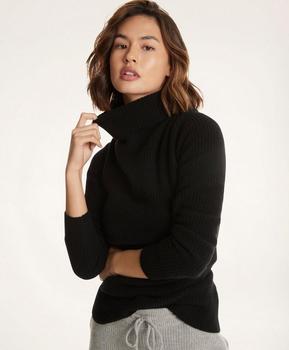 美利奴唇膏, Brooks Brothers | Merino-Cashmere Funnel Neck Sweater商品图片 5.9折×额外8折, 额外八折