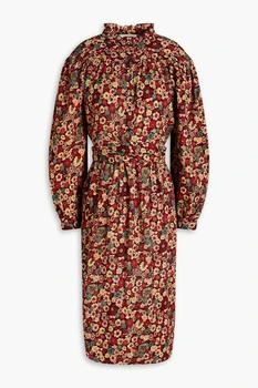 ANTIK BATIK | Colline gathered floral-print cotton dress,商家THE OUTNET US,价格¥791