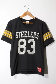 Urban Outfitters | Vintage NFL Pittsburgh Steelers Jersey Cut T-shirt Made in USA商品图片,1件9.5折, 一件九五折