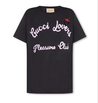 Gucci | Gucci Logo Printed Crewneck T-Shirt 8.6折