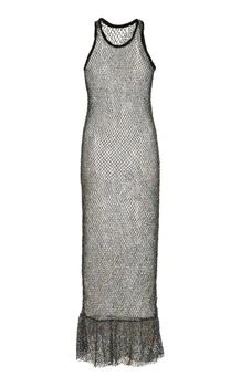 推荐Diotima - Marina Sequin Net Knit Midi Dress - Black - 1 - Moda Operandi商品