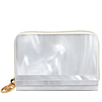 Michael Kors | Barbara Marble Resin Coin Purse - Optic White 3.3折, 满$200减$10, 满减