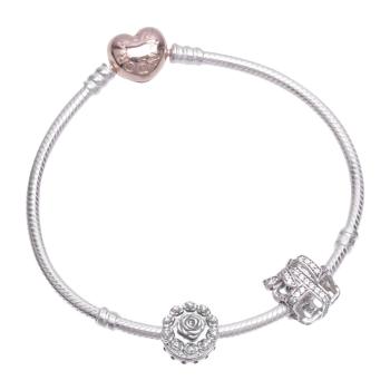 潘多拉耳钉, PANDORA | PANDORA  女士银色银质手镯  PAND00083商品图片 满$100享9.5折, 满折