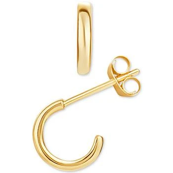 Giani Bernini | Polished Extra Small Hoop Earrings in 18k Gold-Plated Sterling Silver,  Created for Macy's,商家Macy's,价格¥104