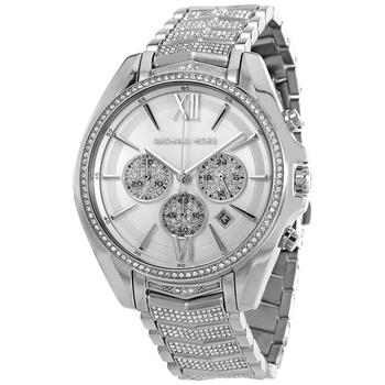 michael kors whitney, Michael Kors | Whitney Chronograph Quartz Crystal Silver Dial Ladies Watch MK6728商品图片 4.7折