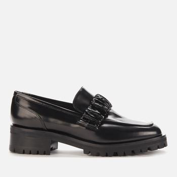推荐Elleme Women's Chouchou Square Toe Loafers - Black商品